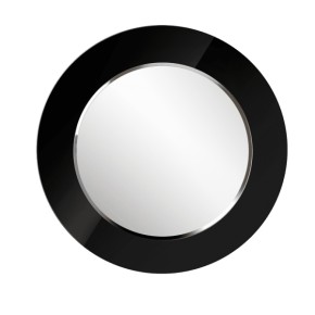 Зеркало круглое черный (РМ/02) в Губкинском - gubkinskiy.mebel-74.com | фото