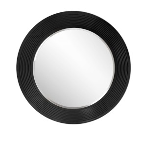 Зеркало круглое черный (РМ/02(S) в Губкинском - gubkinskiy.mebel-74.com | фото